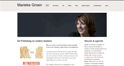 Desktop Screenshot of mariekegroen.nl