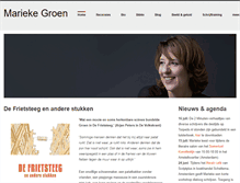 Tablet Screenshot of mariekegroen.nl